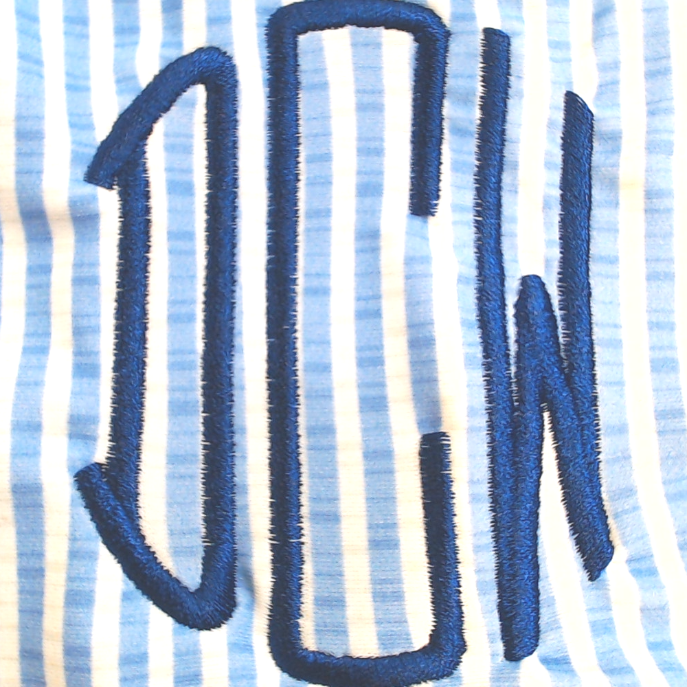 BLOOPER SWIM: Monogrammed Ruched Tankini