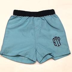 BLOOPER KIDS: Monogrammed Boys Swim Trunks