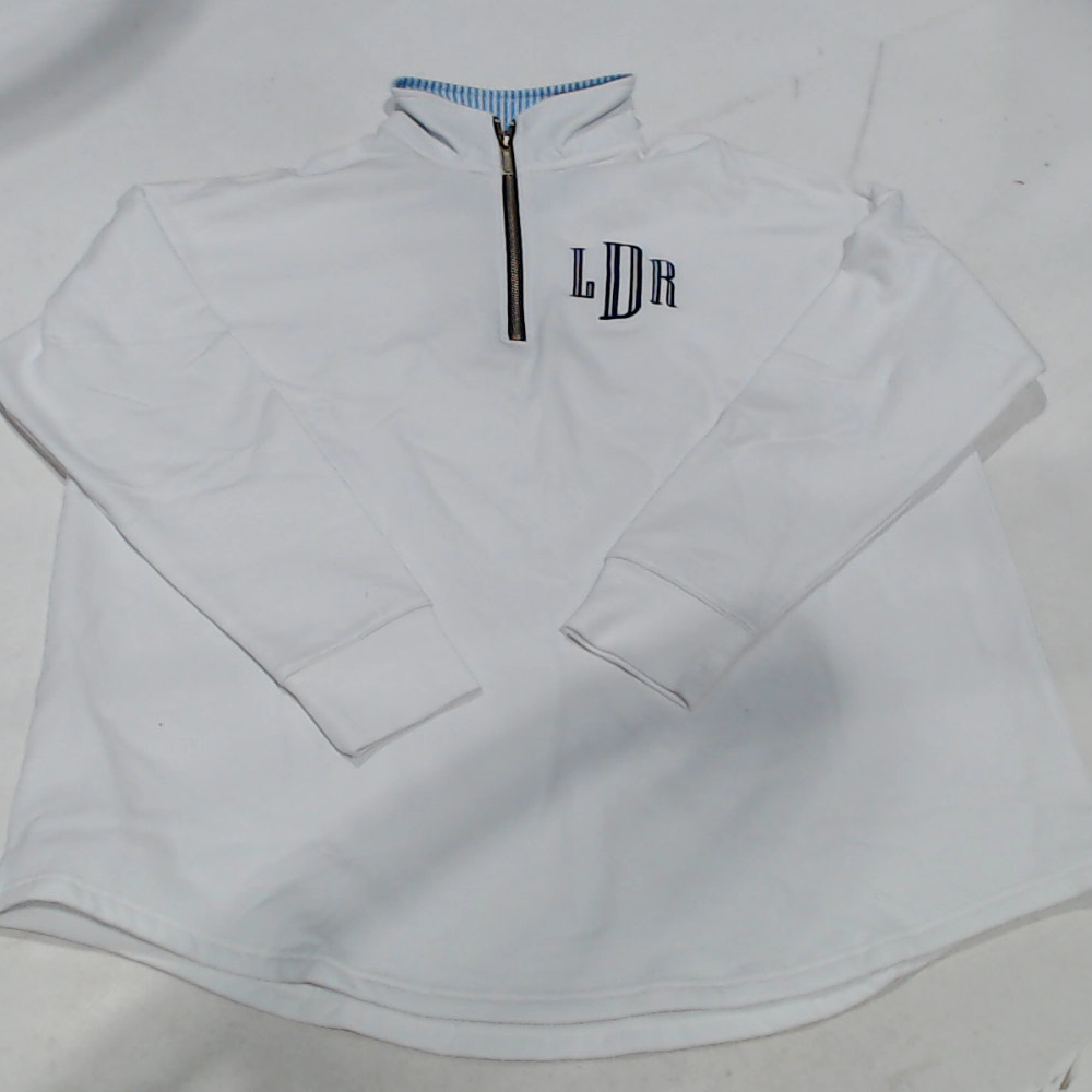 BLOOPER CLOTHING: Monogrammed Quarter Zip Sweatshirt