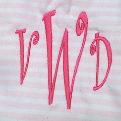 BLOOPER BAG: Monogrammed Hobo Bag