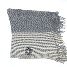 BLOOPER CLOTHING: Monogrammed Striped Chenille Poncho