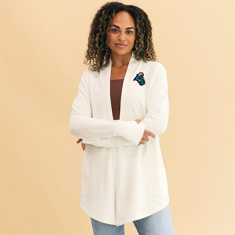 [jae] coastal carolina ivory sweatshirt cardigan on jae new