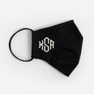 Monogrammed Face Mask | Black