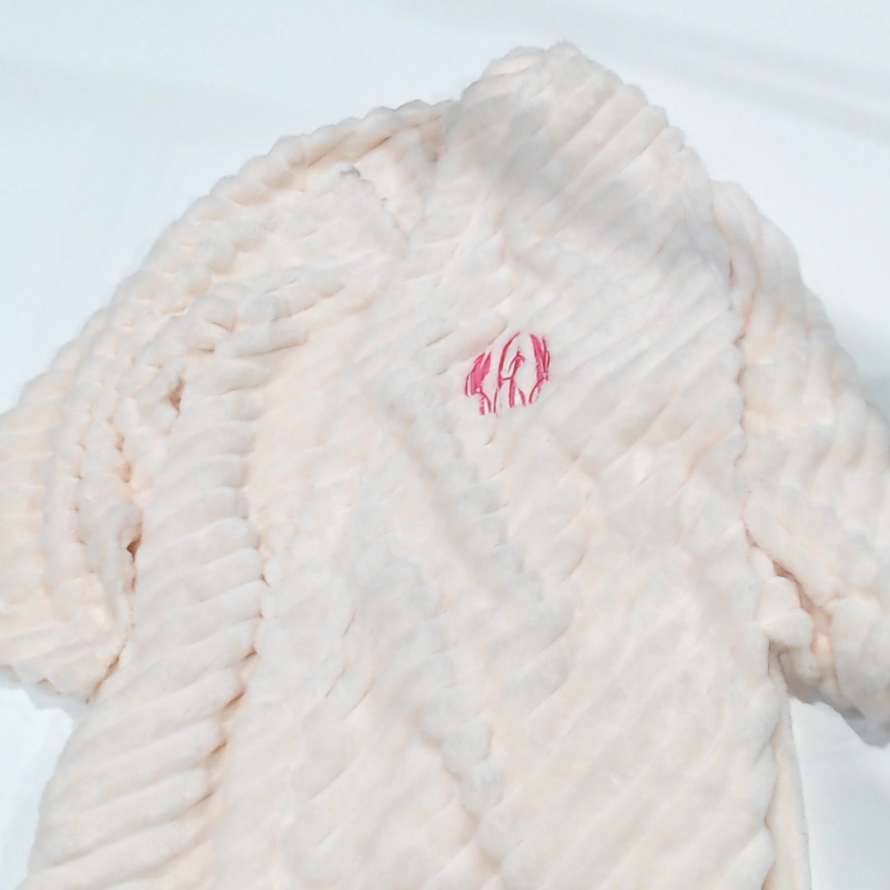 BLOOPER CLOTHING: Monogrammed Plush Robe