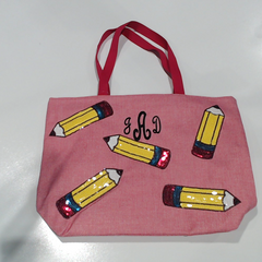 BLOOPER BAG: Monogrammed Sequin Tote Bag
