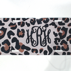 BLOOPER ACCESSORY: Monogrammed License Plate