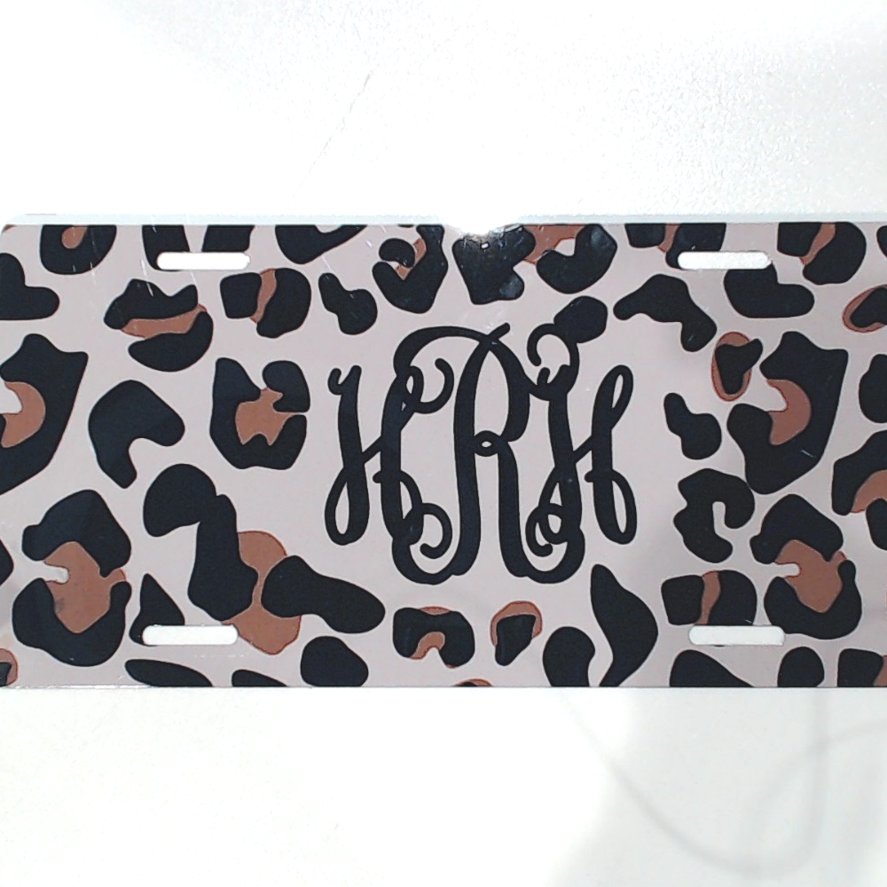BLOOPER ACCESSORY: Monogrammed License Plate