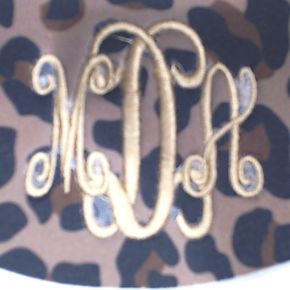 BLOOPER ACCESSORY: Monogrammed Foam Adjustable Visor