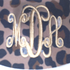 BLOOPER ACCESSORY: Monogrammed Foam Adjustable Visor