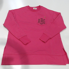 BLOOPER CLOTHING: Monogrammed Crewneck Sweatshirt