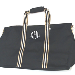 BLOOPER BAG: Monogrammed Weekend Bag