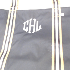 BLOOPER BAG: Monogrammed Weekend Bag