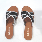 BLOOPER SHOES: Monogrammed Criss Cross Sandal