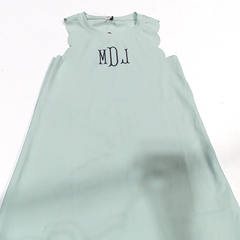BLOOPER KIDS: Monogrammed Girls Scallop Dress