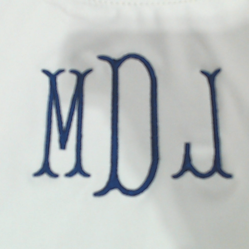 BLOOPER KIDS: Monogrammed Girls Scallop Dress