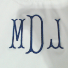 BLOOPER KIDS: Monogrammed Girls Scallop Dress