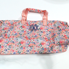 BLOOPER BAG: Monogrammed Weekend Bag