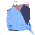 BLOOPER SWIM: Monogrammed Ruched Tankini