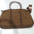BLOOPER BAG: Personalized Waxed Canvas Weekender