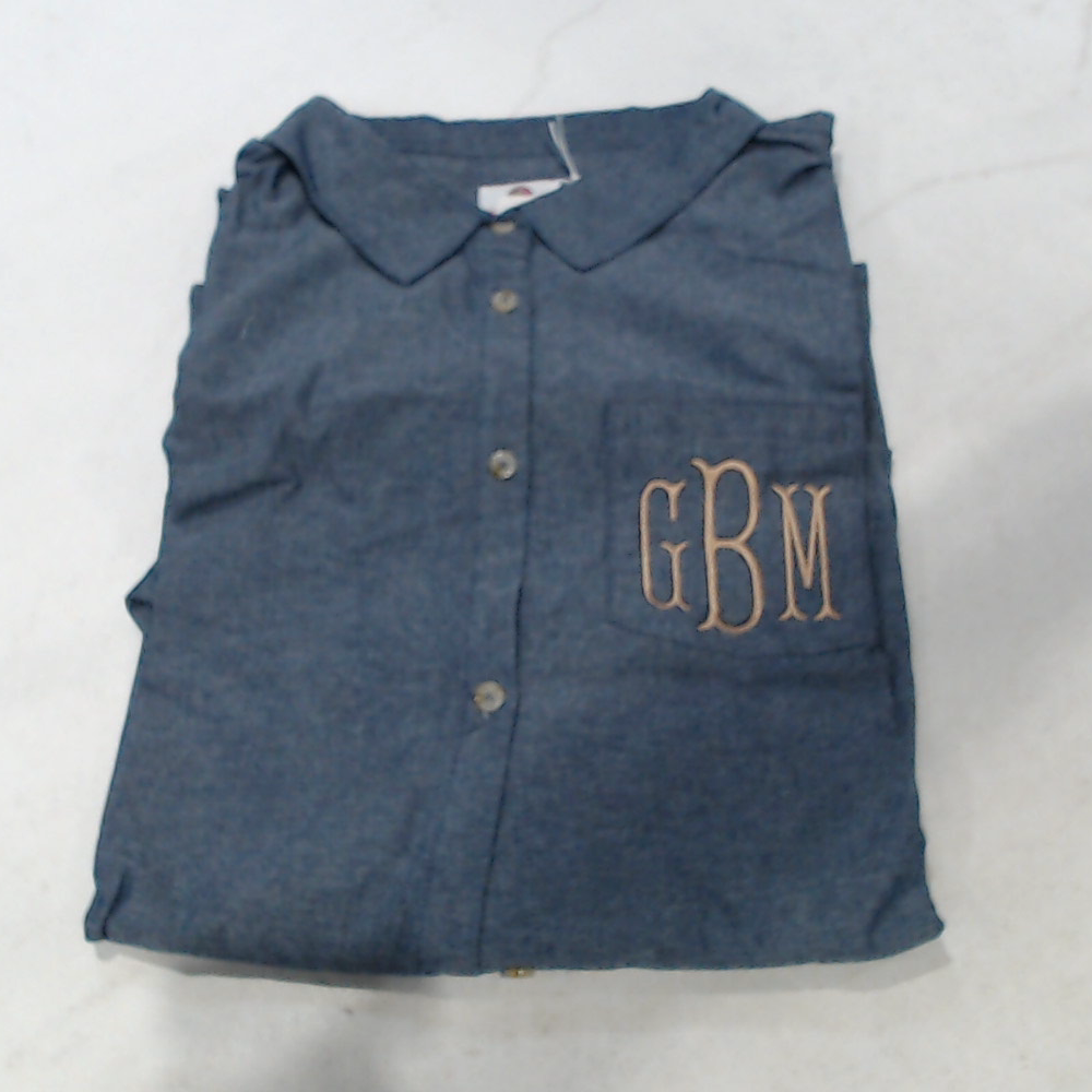 BLOOPER CLOTHING: Monogrammed Button Down Tunic