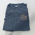 BLOOPER CLOTHING: Monogrammed Button Down Tunic