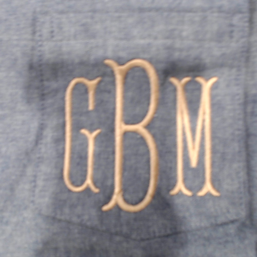 BLOOPER CLOTHING: Monogrammed Button Down Tunic