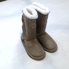 BLOOPER KIDS: Monogrammed Kids Sherpa Tie Booties