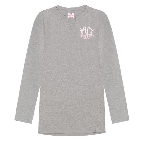 BLOOPER CLOTHING: Monogrammed V Neck Sweatshirt