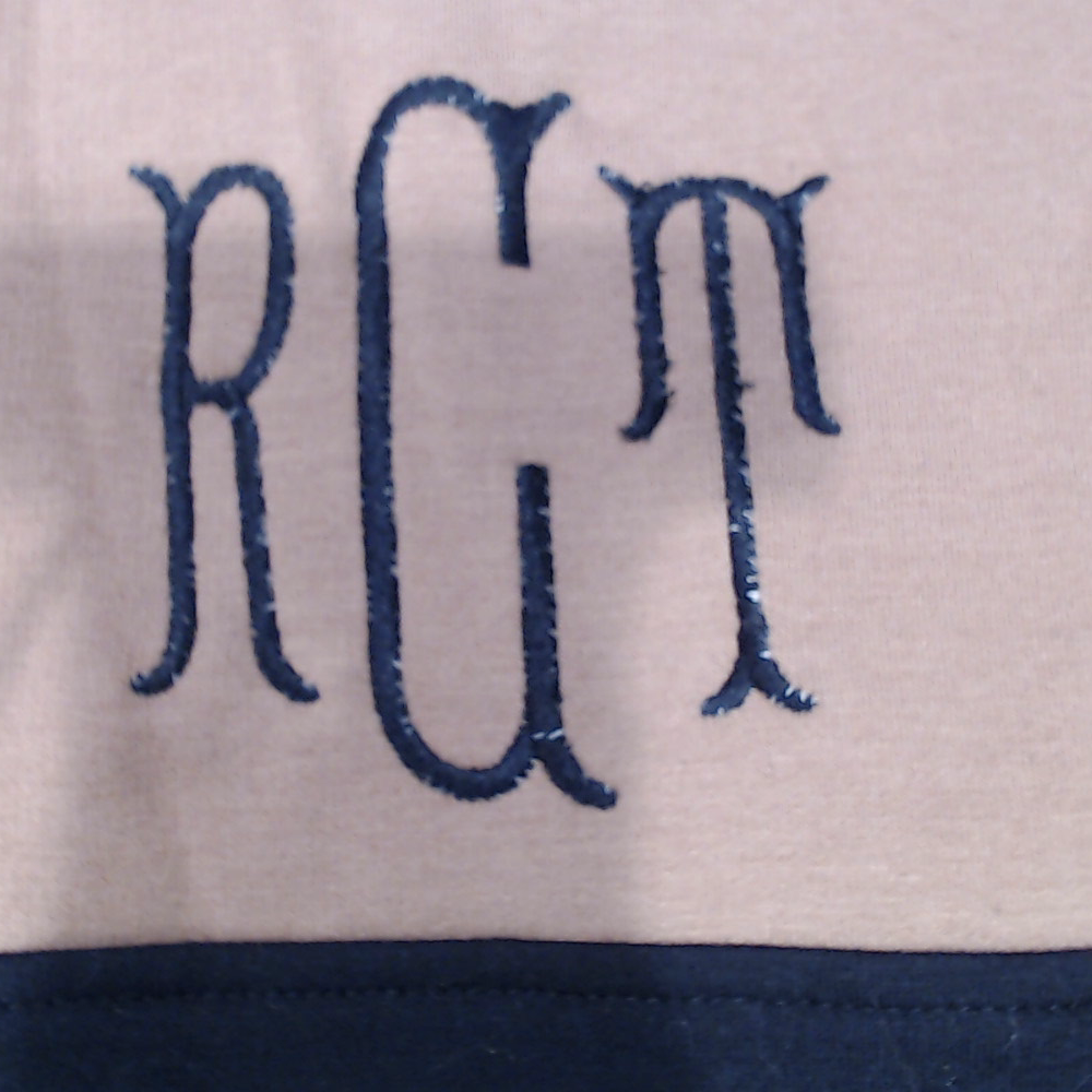 BLOOPER CLOTHING: Monogrammed Quarter Zip Sweatshirt