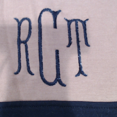 BLOOPER CLOTHING: Monogrammed Quarter Zip Sweatshirt