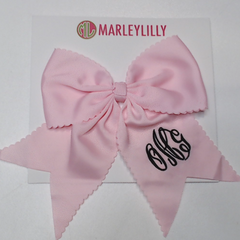 BLOOPER KIDS: Monogrammed Girls Hair Bow