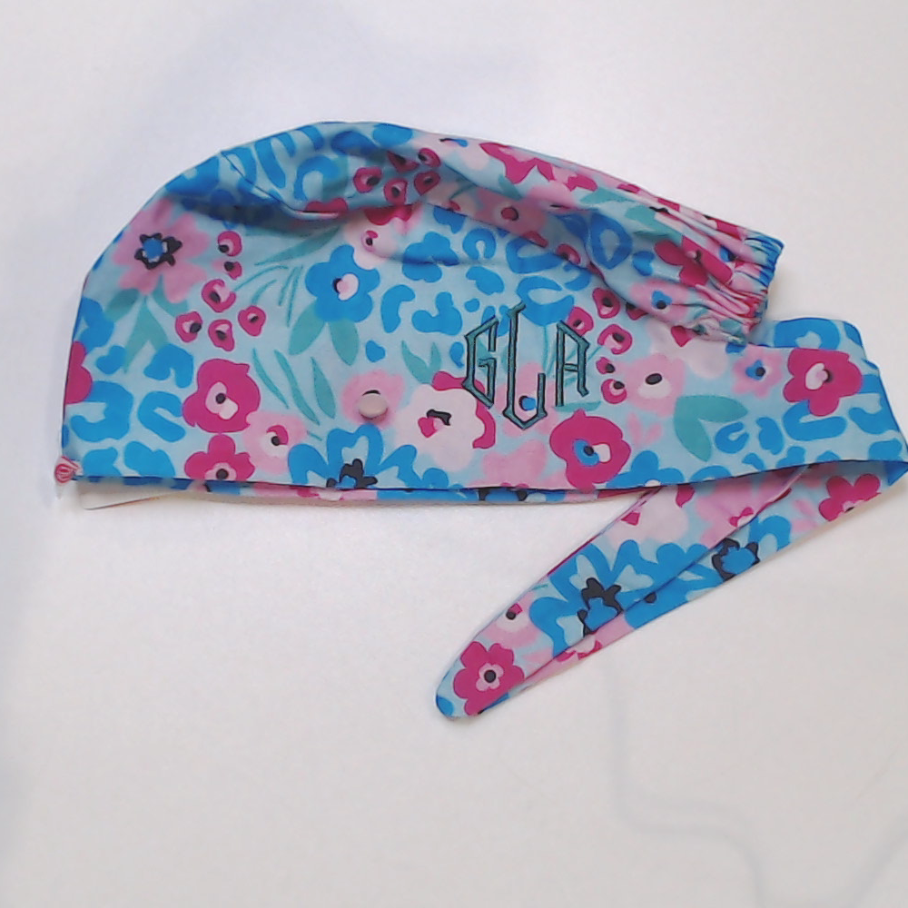 BLOOPER ACCESSORY: Monogrammed Scrub Cap