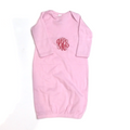 BLOOPER KIDS: Monogrammed Baby Layette Gown