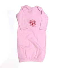 BLOOPER KIDS: Monogrammed Baby Layette Gown