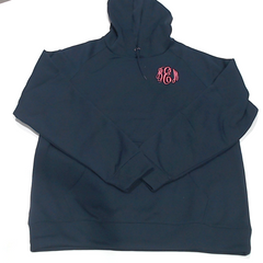 BLOOPER CLOTHING: Monogrammed Oversized Hoodie
