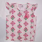 BLOOPER CLOTHING: Monogrammed Ruffle Top