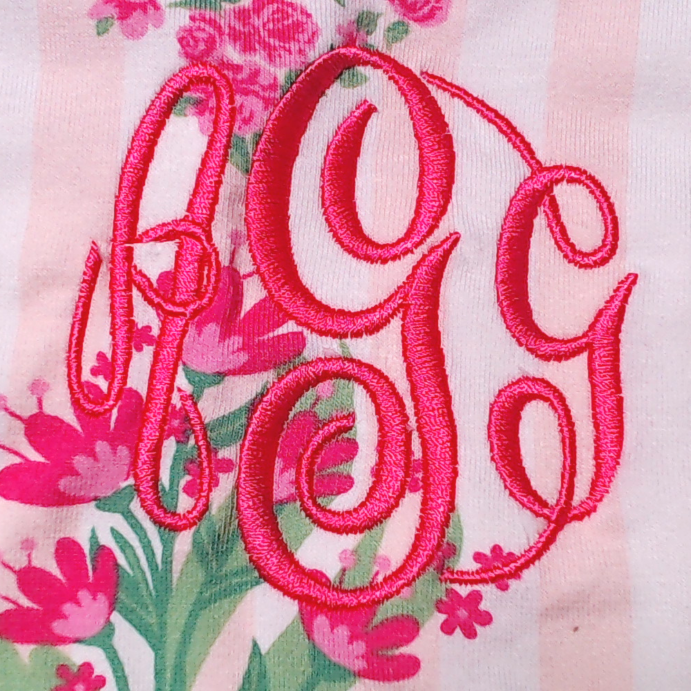 BLOOPER CLOTHING: Monogrammed Ruffle Top
