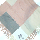 BLOOPER CLOTHING: Monogrammed Colorblock Poncho