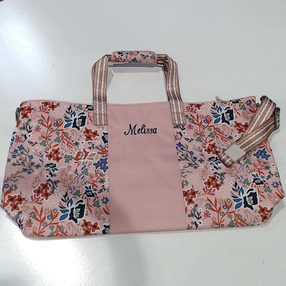 BLOOPER BAG: Monogrammed Weekend Bag