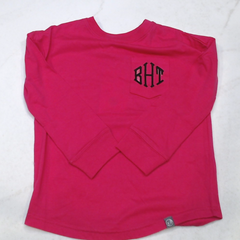 BLOOPER KIDS: Monogrammed Kids Long Sleeve Shirt