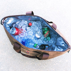 inside ohio state cooler tote bag