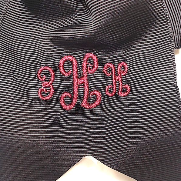 BLOOPER KIDS: Monogrammed Girls Hair Bow