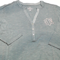 BLOOPER CLOTHING: Monogrammed Henley