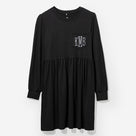 Monogrammed T-Shirt Dress | Black