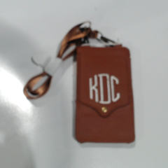 BLOOPER ACCESSORY: Monogrammed Phone Crossbody