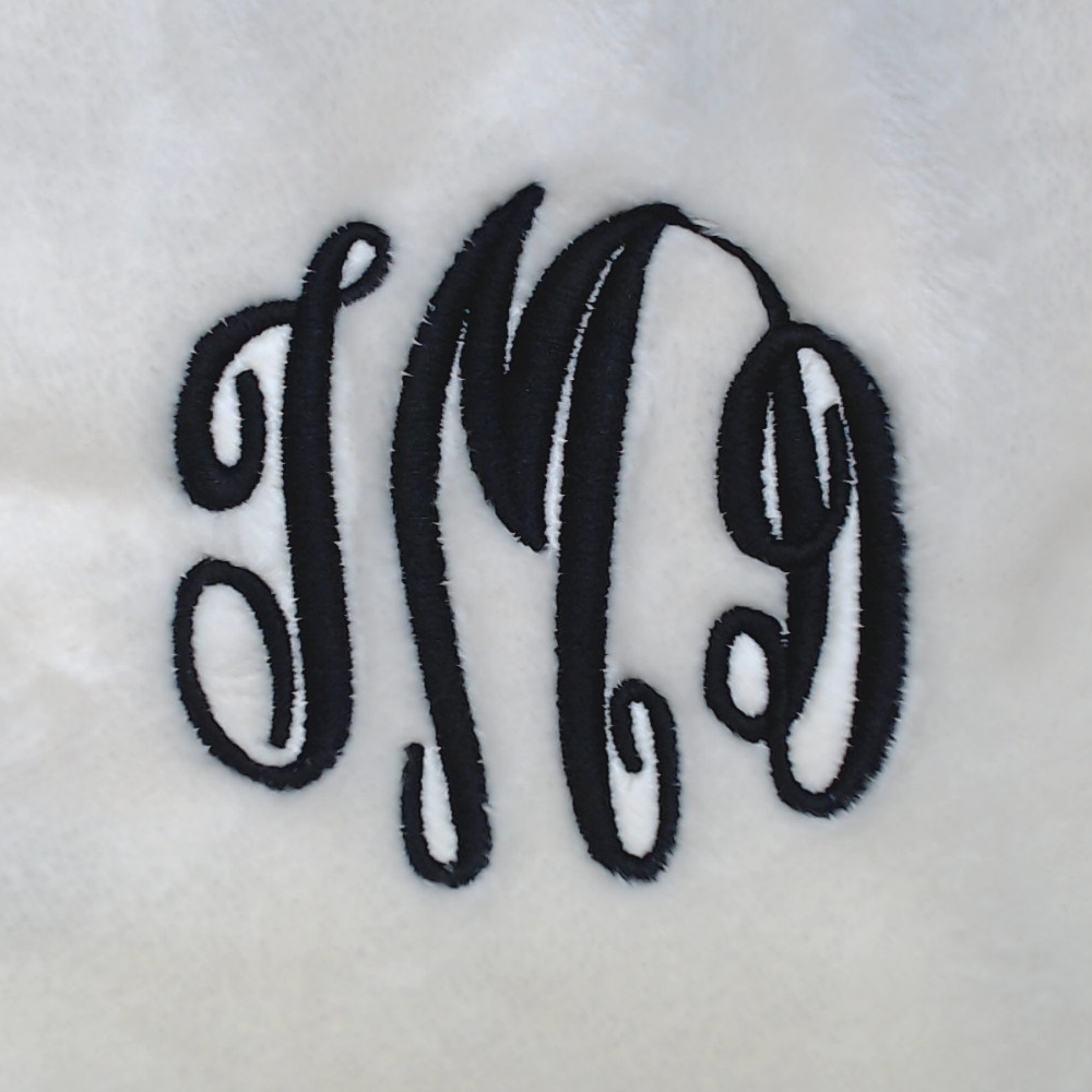 BLOOPER KIDS: Monogrammed Baby Blanket