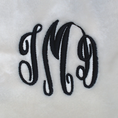 BLOOPER KIDS: Monogrammed Baby Blanket
