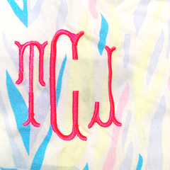 BLOOPER SWIM: Monogrammed Cover Up