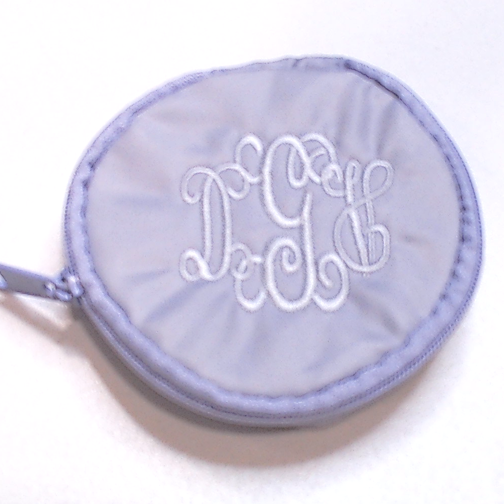BLOOPER ACCESSORY: Monogrammed Travel Jewelry Case