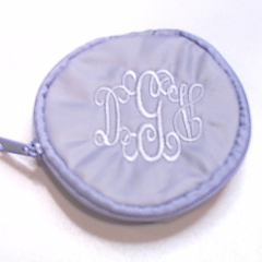 BLOOPER ACCESSORY: Monogrammed Travel Jewelry Case